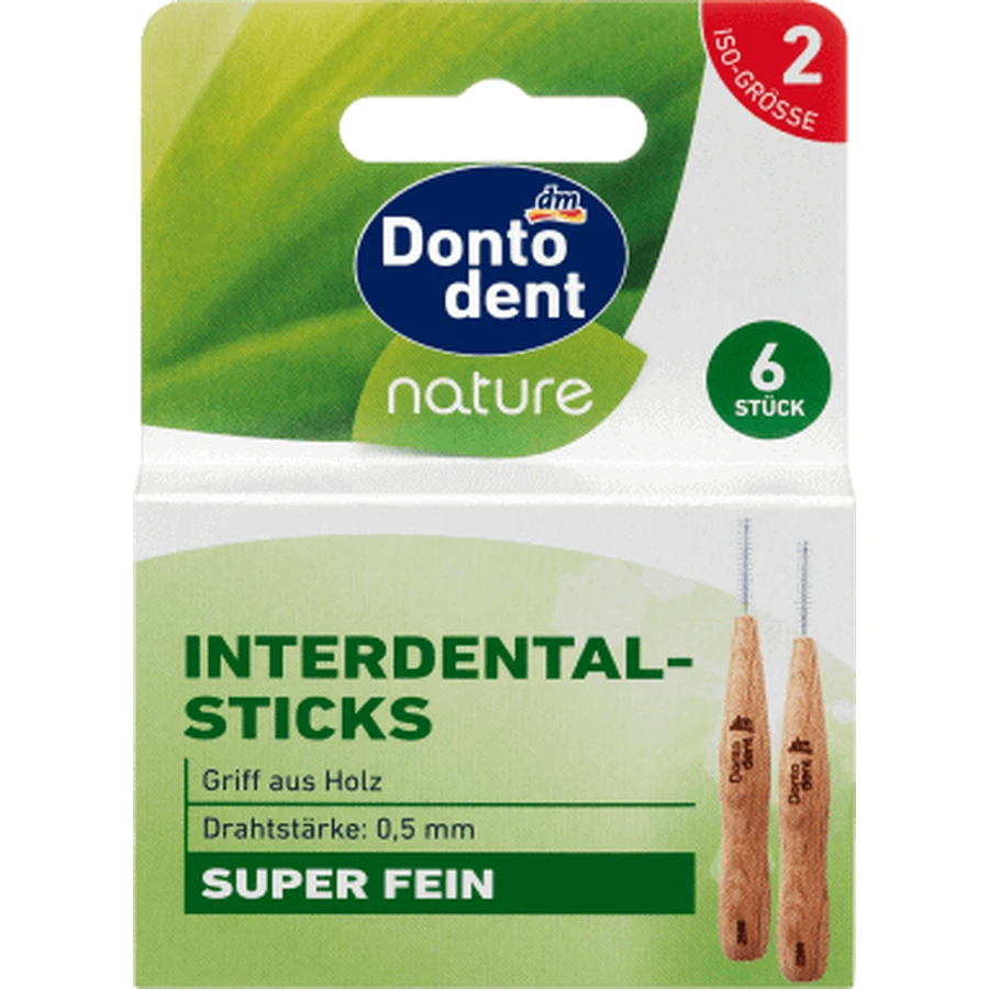 Міжзубна паличка Dontodent Nature, 6 шт.: ціни та характеристики