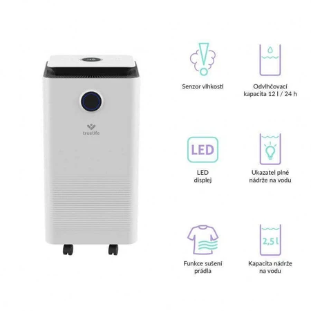 Сенсорний осушувач та очищувач повітря TrueLife AIR Dehumidifier DH5: ціни та характеристики