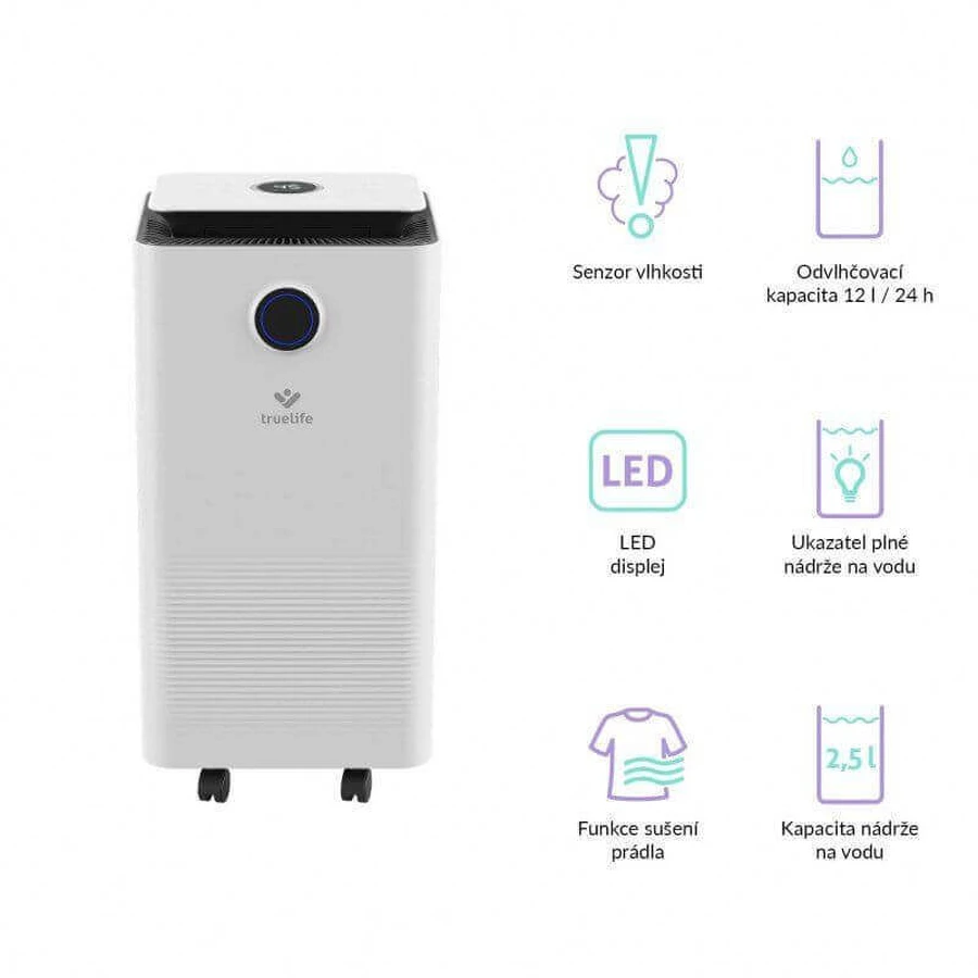 Сенсорний осушувач та очищувач повітря TrueLife AIR Dehumidifier DH5: ціни та характеристики