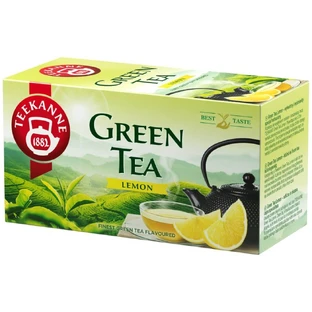 Чай Teekanne Green Tea Lemon, фільтр-пакетик 1.75 г, 20 шт.