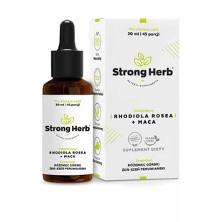 Адаптогени RHODIOLA ROSEA + MACA 30 мл Сильна конопля