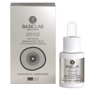 BasicLab Esteticus Пептидная сыворотка для глаз с 10% аргирелина и кофеином, 15 мл