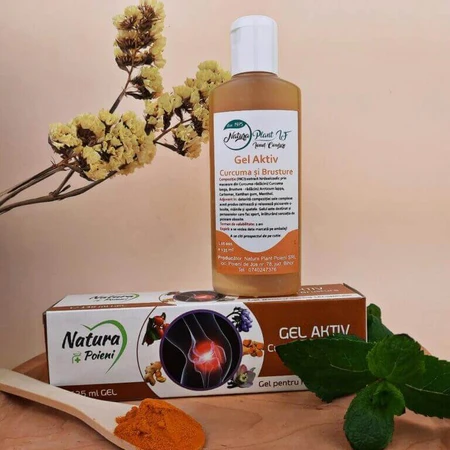 Гель актив з куркумою та лопухом, 135 мл, Natura Plant: ціни та характеристики