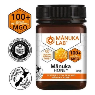 Натуральный мед манука MGO 100+, 500 г, Manuka Lab