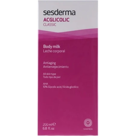 sesderma ACGLICOLIC CLASSIC Body Lotion 1×200 мл, лосьйон для тіла: ціни та характеристики