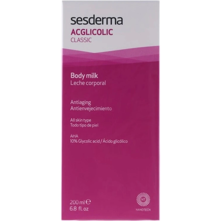 sesderma ACGLICOLIC CLASSIC Body Lotion 1×200 мл, лосьйон для тіла: ціни та характеристики