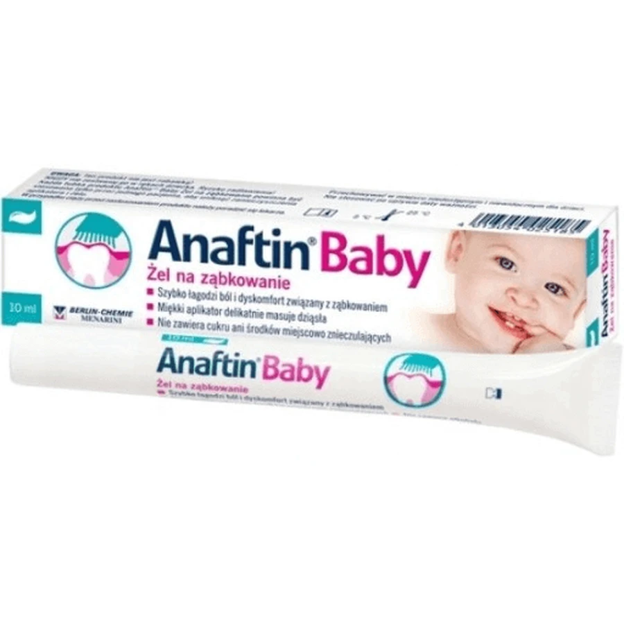 Гель Анафтин Бебі Berlin Chemie Anaftin Baby при прорізуванні зубів, 10 мл: ціни та характеристики