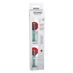 Змінна насадка IONICKISS Original MEDIUM середньої жорсткості, синя 1×2 шт, насадка для зубної щітки