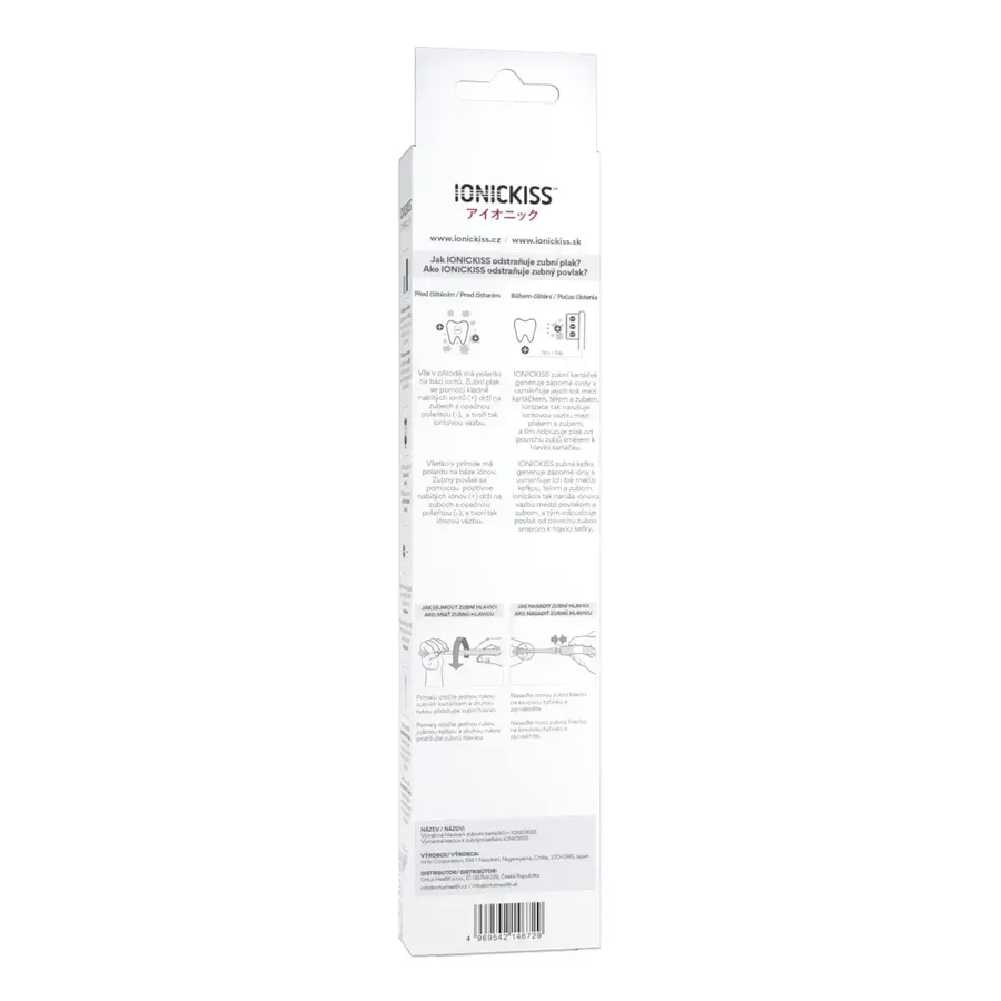 Змінна насадка IONICKISS Original MEDIUM середньої жорсткості, синя 1×2 шт, насадка для зубної щітки: ціни та характеристики