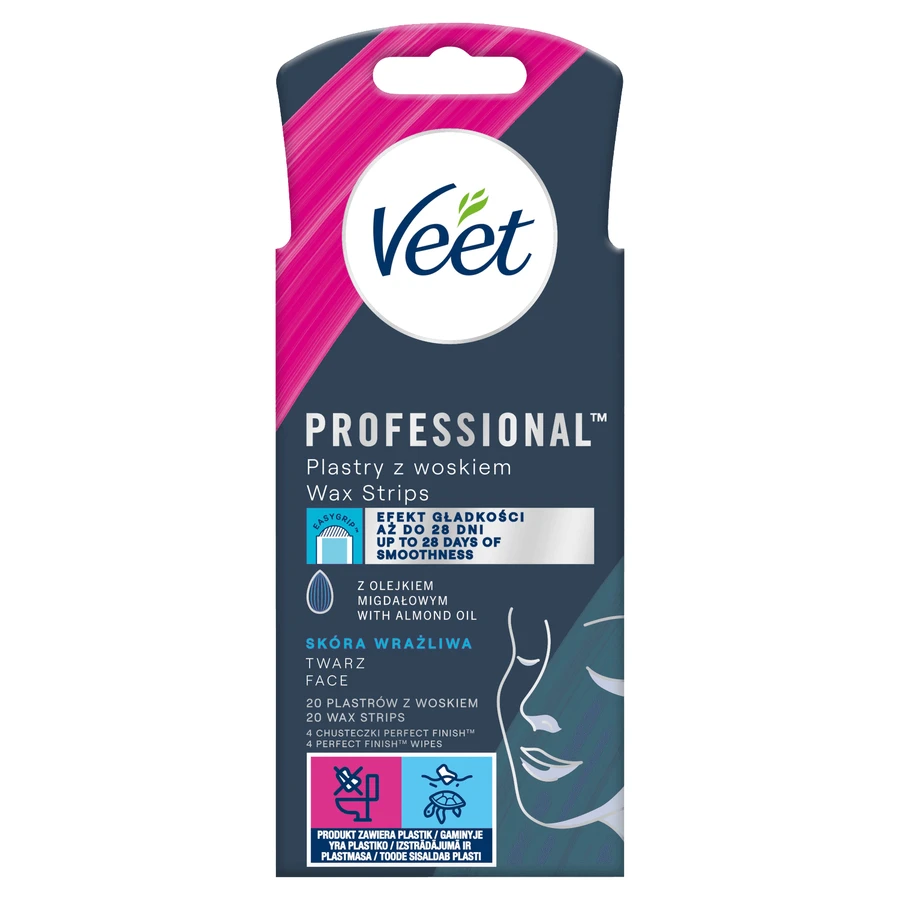 Veet Воск-пластика для лица для чувствительной кожи, 20 шт.: цены и характеристики