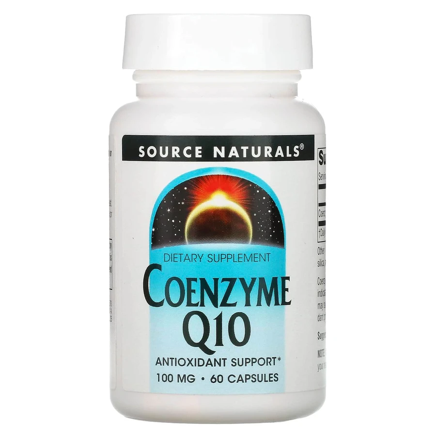 Коэнзим Q10, Coenzyme Q10, Source Naturals, 100 мг, 60 капсул: цены и характеристики