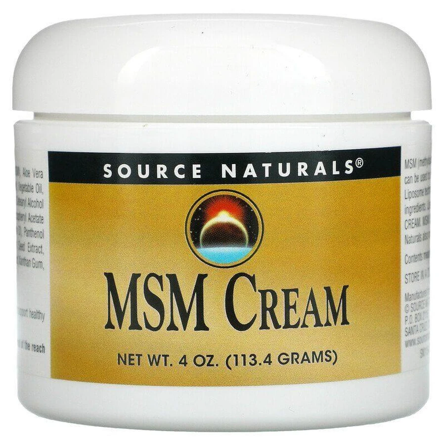 Крем с липосомами МСМ, MSM Cream, Source Naturals, 113,4 г: цены и характеристики