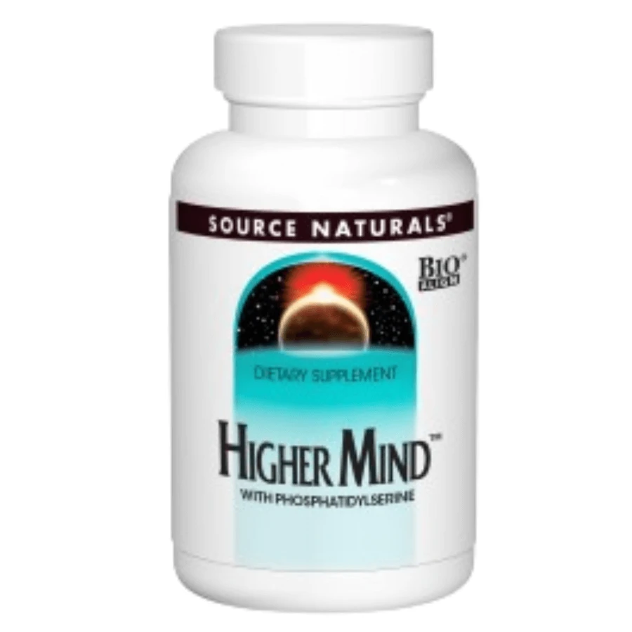 Улучшение работы мозга, формула, Higher Mind, Source Naturals, 60 таблеток: цены и характеристики