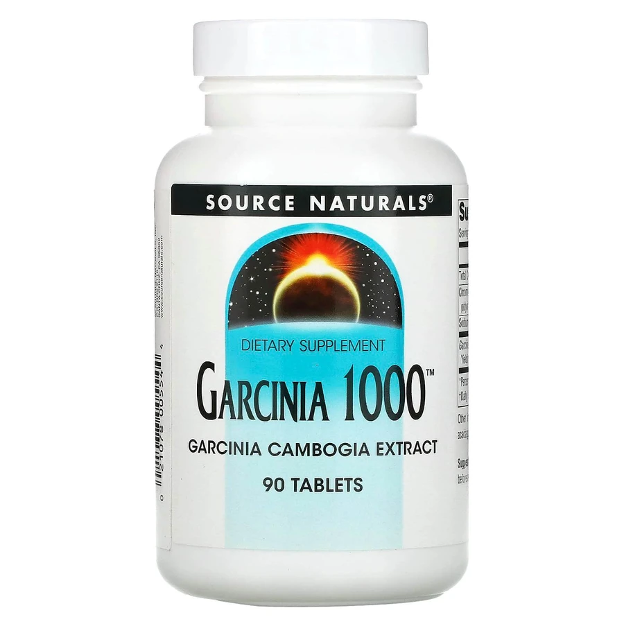 Гарцинія, Source Naturals, 1,000 мг, 90 таблетки: ціни та характеристики