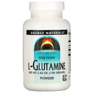 Глутамін, L-Glutamine, Source Naturals, порошок, 100 г