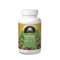 Мультивитамины, Life Force Green Multiple, Source Naturals, активатор энергии с суперпродуктами, 45 таблеток