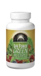 Мультивитамины, Life Force Green Multiple, Source Naturals, активатор энергии с суперпродуктами, 45 таблеток