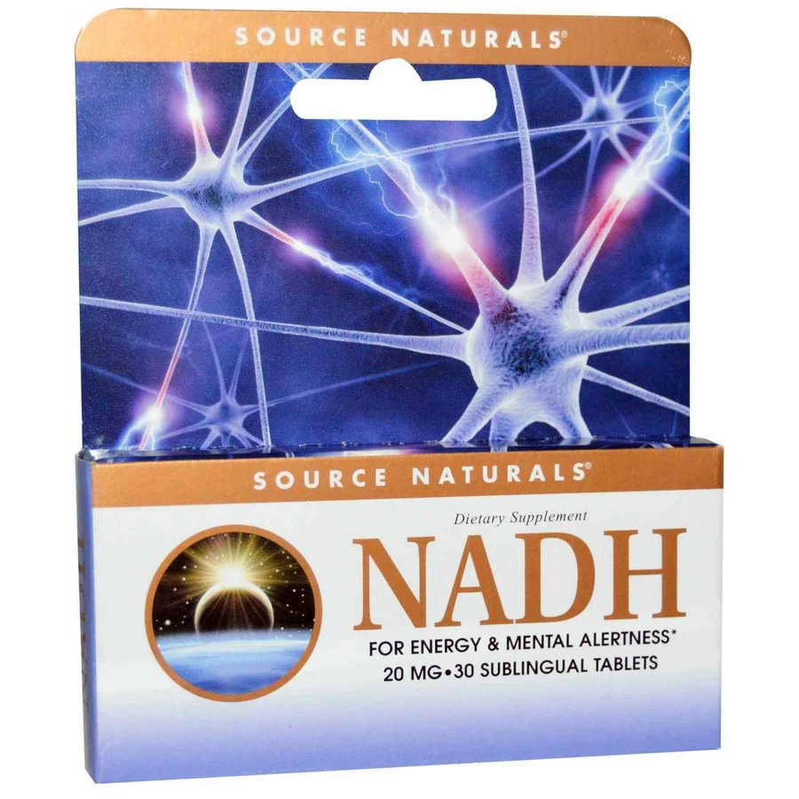 Никотинамидадениндинуклеотид, NADH, Source Naturals, 20 мг, 30 таблеток: цены и характеристики