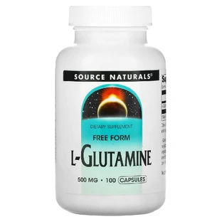 Глютамин, L-Glutamine, Source Naturals, 500 мг, 100 капсул