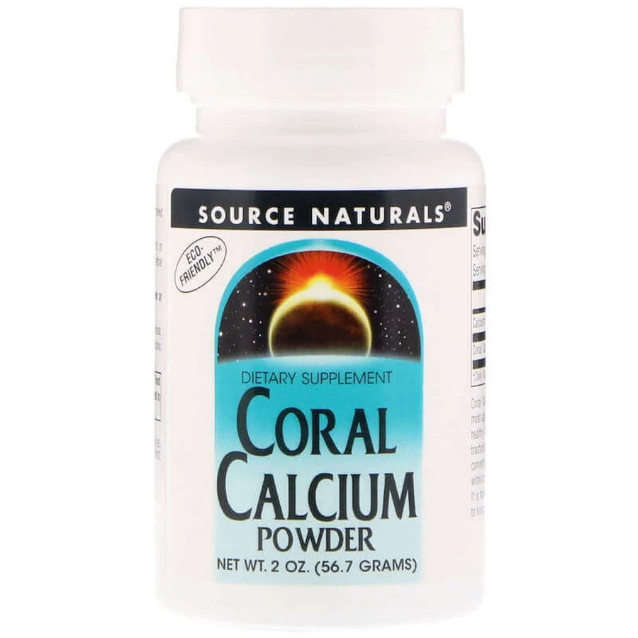 Коралловый кальций, Coral Calcium, Source Naturals, порошок, 56.7 г: цены и характеристики
