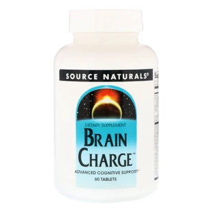 Заряд мозку, Brain Charge, Source Naturals, 60 таблеток