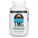 Триметилгліцин (ТМГ), TMG, Source Naturals, 750 мг, 240 таблеток