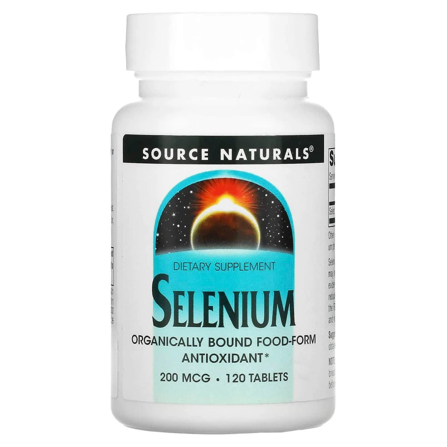 Селен, Selenium, Source Naturals, 200 мкг, 120 таблеток: ціни та характеристики