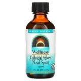 Колоїдне срібло, Colloidal Silver, Source Naturals, Wellness, спрей, 10 PPM, 59.14 мл