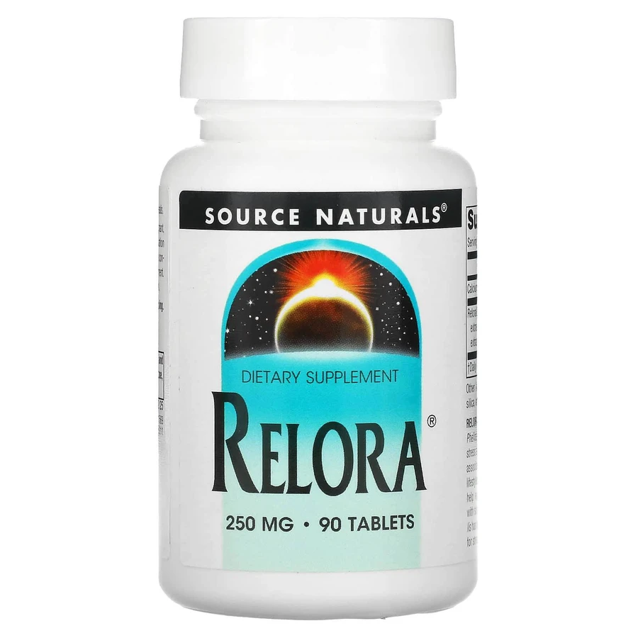 Снижение уровня кортизола, Relora, Source Naturals, 250 мг, 90 таблеток: цены и характеристики