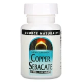 Медь (Copper Sebacate), Source Naturals, 22 мг, 120 таблеток
