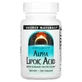 Альфа-липоевая кислота, Alpha Lipoic Acid, Source Naturals, 100 мг, 120 таблеток