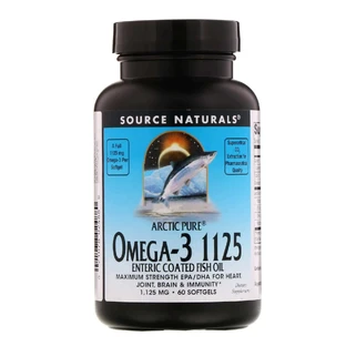 Риб'ячий жир в капсулах, Omega-3 Fish Oil, Source Naturals, арктичний, 1125 мг, 60 капсул