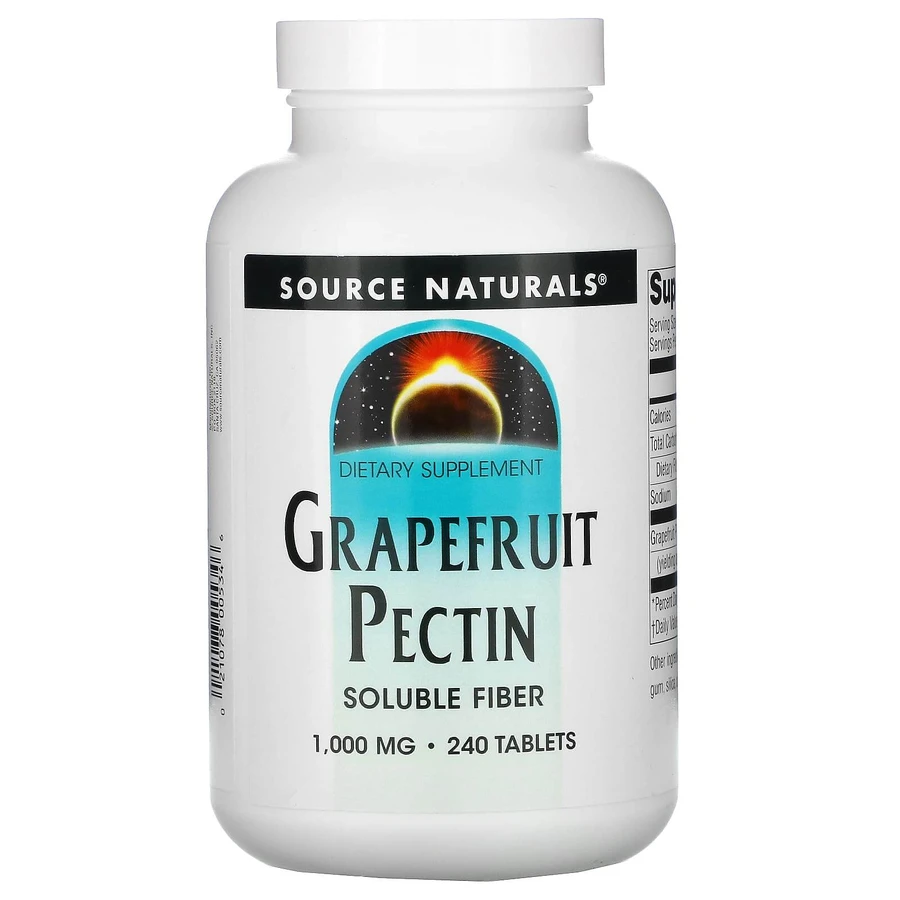 Грейпфрутовий пектин, Grapefruit Pectin, Source Naturals, 240 таблеток: ціни та характеристики