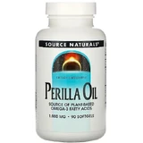 Масло перилли, Perilla Oil, Source Naturals, 1000 мг, 90 капсул