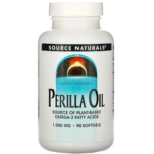Масло периллы, Perilla Oil, Source Naturals, 1000 мг, 90 капсул