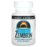 Поддержка психического благополучия, Zembrin, Source Naturals, 25 мг, 30 таблеток