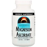 Магний аскорбат, Magnesium Ascorbate, Source Naturals, 1000 мг, 120 таблеток
