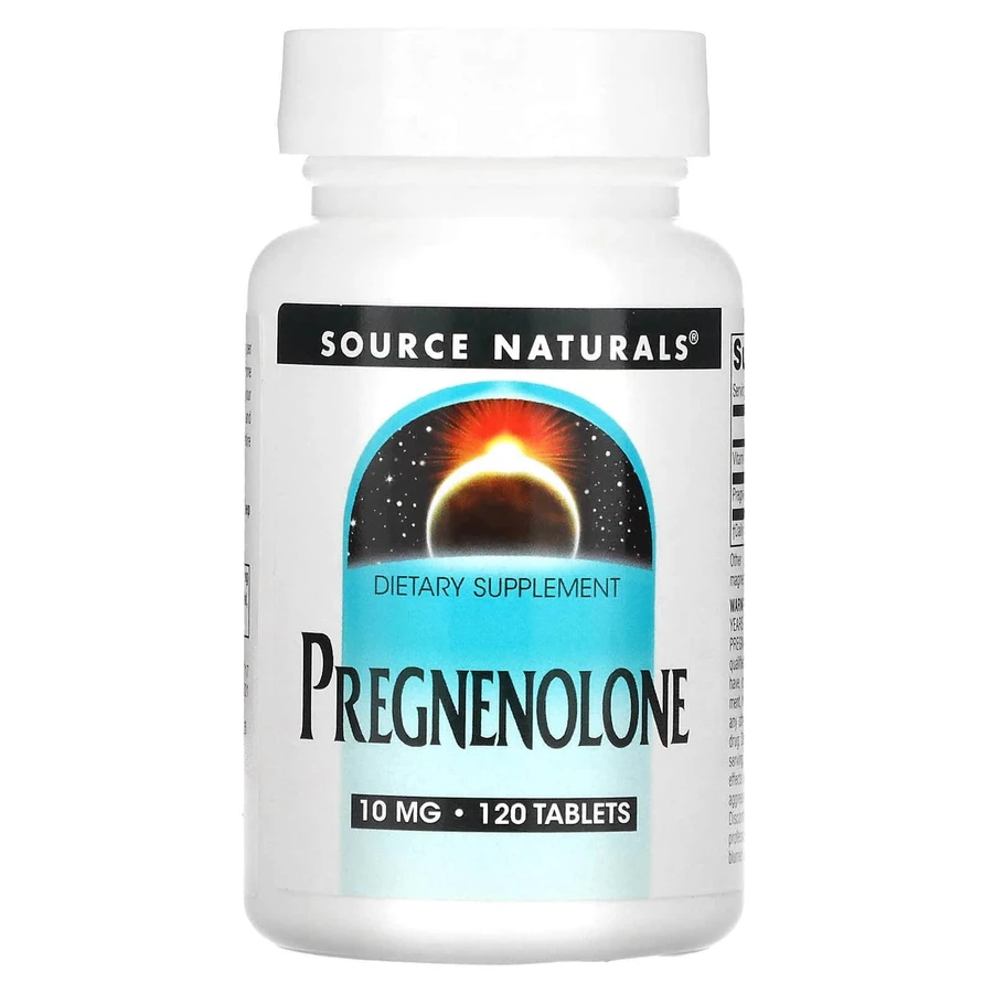 Прегненолон, Pregnenolone, Source Naturals, 10 мг, 120 таблеток: ціни та характеристики