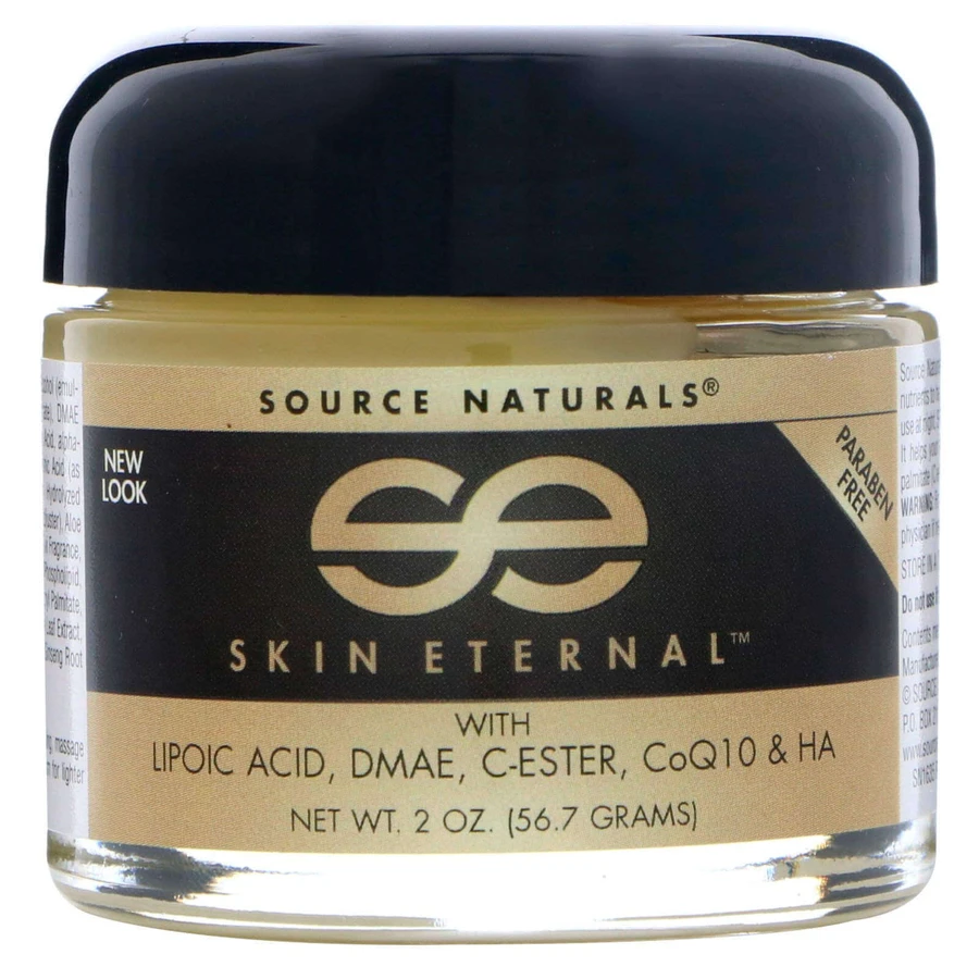 Нічний крем для обличчя, Skin Eternal Cream, Source Naturals, 56.7 г: ціни та характеристики