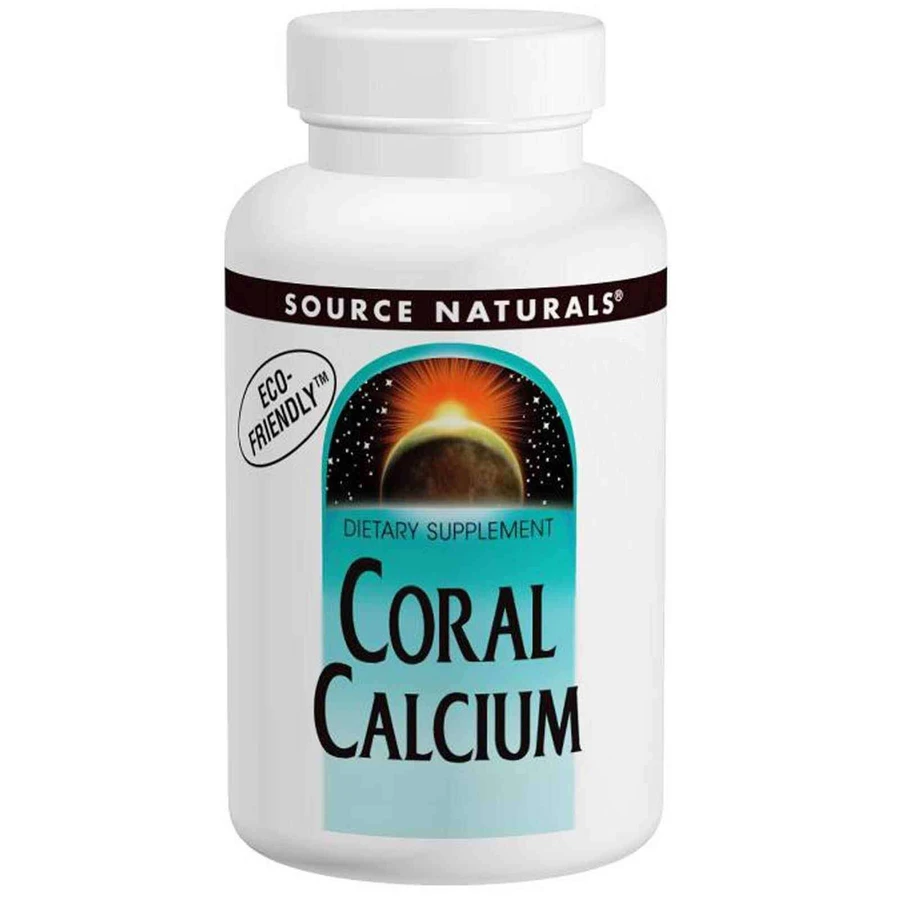 Кораловий кальцій, Coral Calcium, Source Naturals, 600 мг, 120 капсул: ціни та характеристики