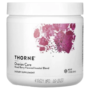 Поддержка здоровой функции яичников, Ovarian Care, Thorne, вкус ягод, 214 г