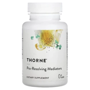 Медиаторы, омега-3, Pro-Resolving Mediators, Thorne, специализированные, прорезольвентные, 60 капсул