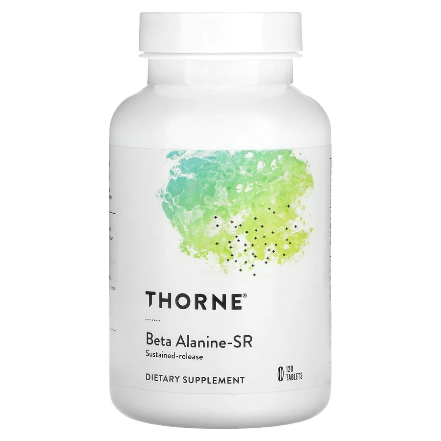 Бета-аланин, Beta Alanine-SR, Thorne, 120 таблеток: цены и характеристики