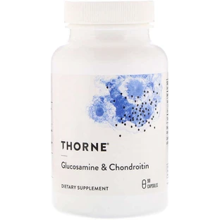 Глюкозамин хондроитин, Glucosamine & Chondroitin, Thorne, 90 капсул