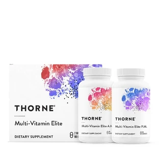 Мультивітаміни Еліт до полудня і після полудня, Multi-Vitamin Elite Details, Thorne Research, 2 пляшки по 90 капсул