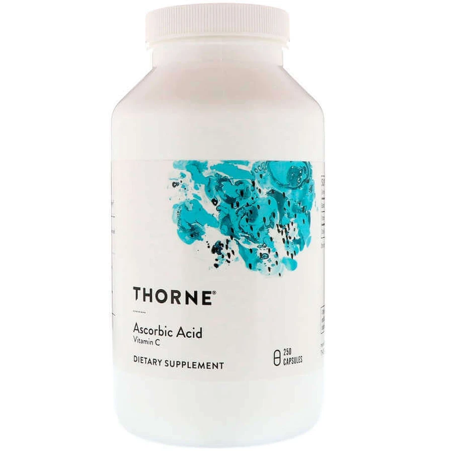 Вітамін С (аскорбінова кислота), Ascorbic Acid, Thorne Research, 250 кап.: ціни та характеристики