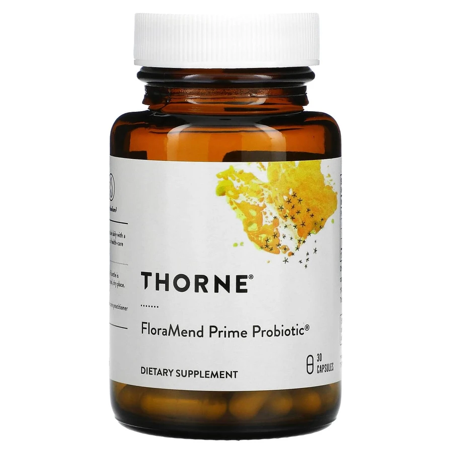 Пробіотик FloraMend, Prime Probiotic, Thorne, 30 капсул: ціни та характеристики