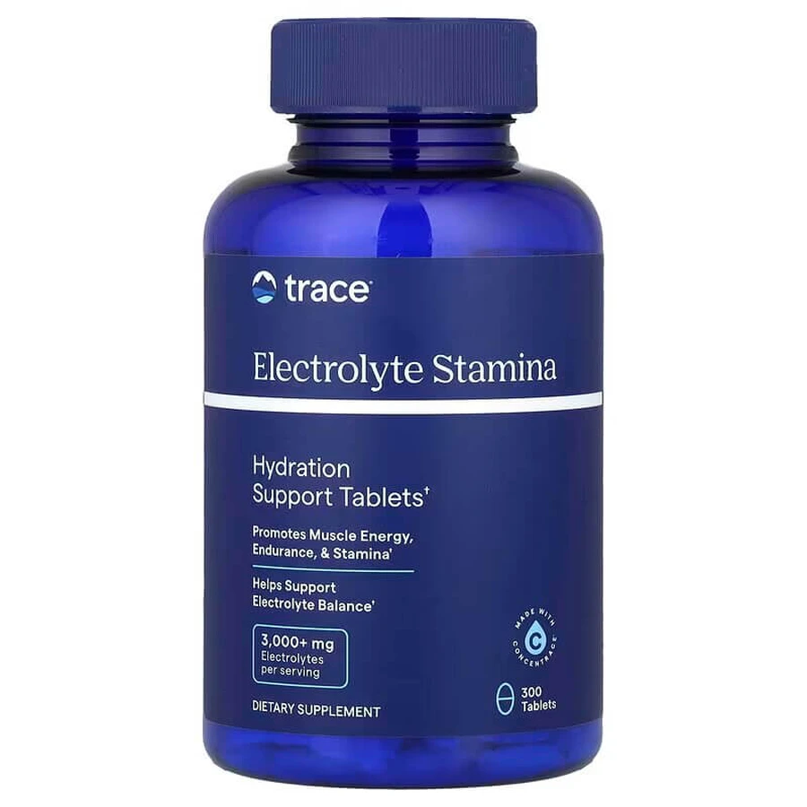 Электролиты для выносливости, Electrolyte Stamina, Trace Minerals Research, 300 таблеток: цены и характеристики