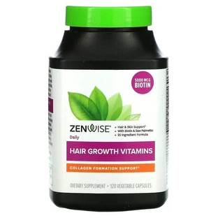 Вітаміни для росту волосся, Hair Growth Vitamins, Zenwise Health, 120 вегетаріанських капсул