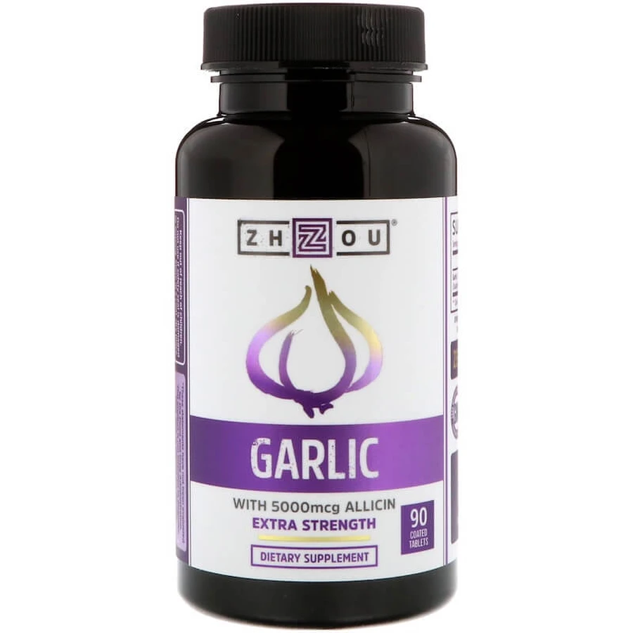 Чеснок, Garlic, Zhou Nutrition, 90 таблеток: цены и характеристики